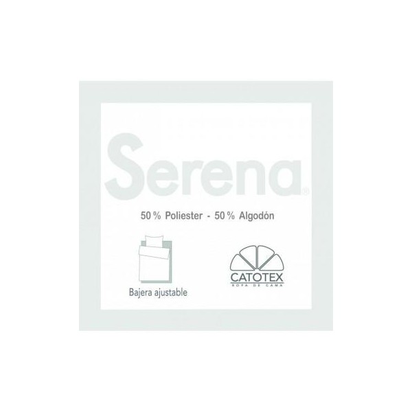 Sabana bajera ajustable 50/50 diseño Serena de Catotex